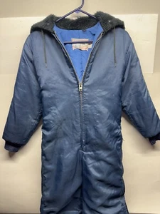 Vintage 1960s Snow Suit full zip Hooded Childrens Retro Made In USA EUC - Picture 1 of 10