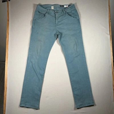 Genuine Volcom Nova Dark Teal Men’s Denim Jeans USA Modern Straight Fit 34 (H) - Image 1 of 4