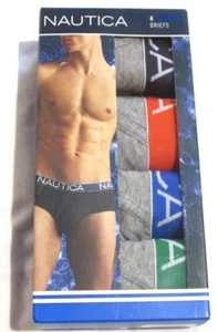 Ropa interior calzoncillos náuticos de corte clásico para hombre-4-Pak-talla L-NUEVO CON ETIQUETAS-algodón elástico-ret 39. - Imagen 1 de 10