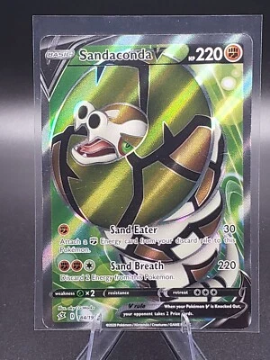 Sandaconda V (Full Art) 184/192 Swsh02: Rebel Clash Holo - Image 1 of 2