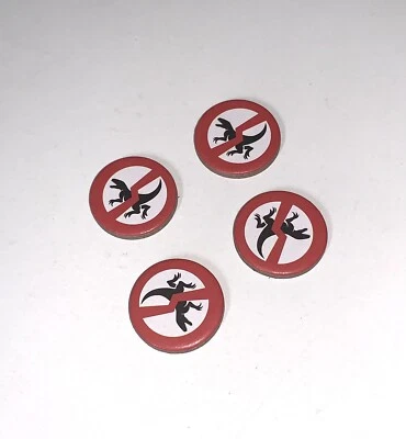 Jurassic Park Danger Adventure Game Ravensburger Lock Tokens Only - Image 1 of 4