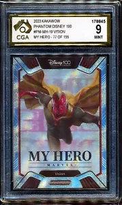 2023 Kakawow Phantom Disney 100 Marvel My Hero #19 Vision 77/155 CGA 9 - Bild 1 von 3