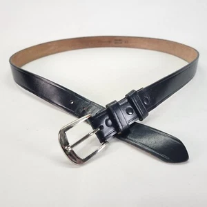 Double Keeper Leather Duty Belt 42 Off Police Security Uniform Black 01-40191 - Picture 1 of 12