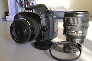 Nikon D610 + Nikkor 35-70mm AF 3.3-4.5 + Nikkor 18-70 mm 3.5-5.6. Ready to use - Picture 1 of 8