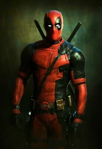 Deadpool Poster | Exclusive Art | Portrait Painting | Marvel | NEW | USA - Picture 1 of 1