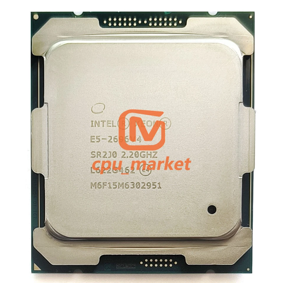 Intel Xeon E5-2696 v4 SR2J0 2.2GHz 22 Cores 44T 150W LGA2011-3 CPU Processor - Image 1 of 1
