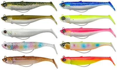 Savage Gear Minnow Weedless - 2 Gummifische + 1 Jigkopf, Raubfischköder