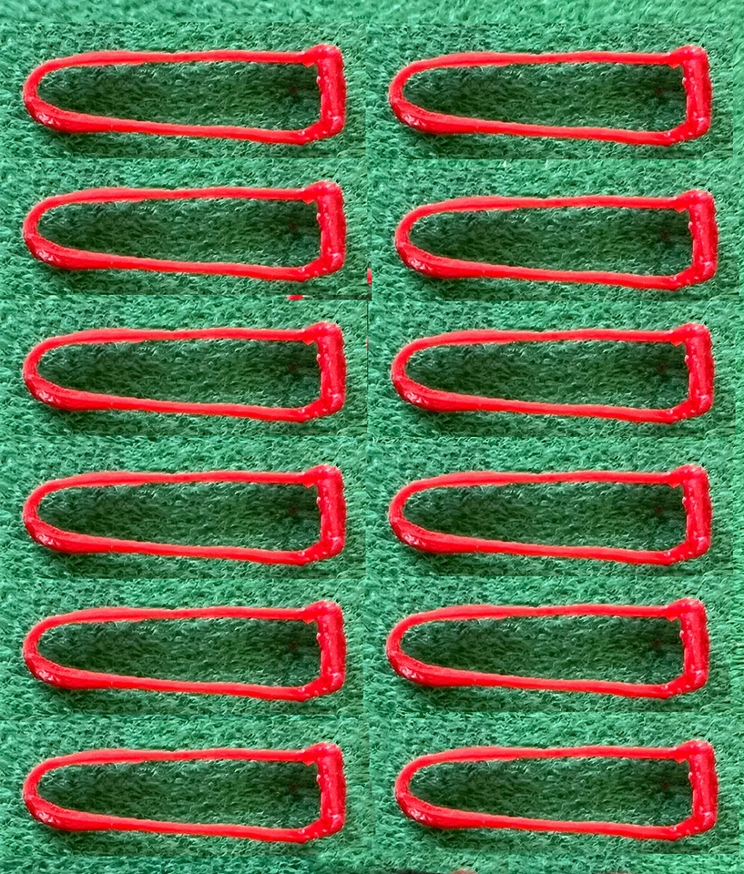 Timpo Refundido 12 Riendas Rojas 54mm Plástico Sin Pintar - Años 90 Foto 1 de 1