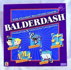 Balderdash The Classic Bluffing Game Mattel 2003 COMPLETE Excellent Condition - Picture 1 of 4