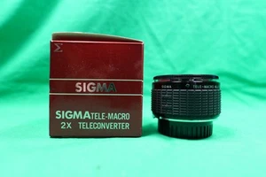 Sigma Tele-Macro Multi-Coated 2X-1:1 Telekonverter Objektiv für Konica - Bild 1 von 6