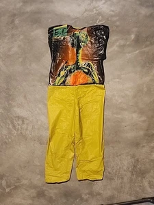 Vintage ET Extra Terrestrial Halloween Costume Large 12-14 Collegeville Plastic - Picture 1 of 9