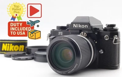 Probado [casi como nuevo con MF-14] Nikon F3 nivel de ojos NIKKOR 43-86 mm F3,5 de JAPÓN Foto 1 de 4