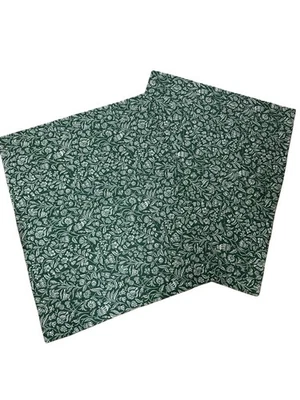 Par de fundas de almohada estándar acolchadas florales verdes y blancas LAURA ASHLEY Foto 1 de 4