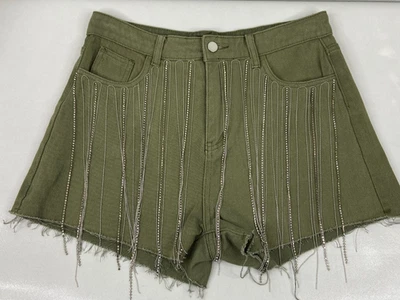 Pantalones Cortos Grandes Colección Azul B para Mujer Corte Estrás Cuelgan Nuevos con Etiquetas Foto 1 de 4