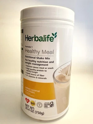 草本配方 1 健康膳食营养奶昔混合750克咸焦糖麦奇托 — 第 1/4 张图片