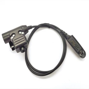 Cable adaptador táctico U94 PTT para radio Motorola HT750 HT1250 HT1250LS HT155... - Imagen 1 de 7