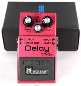 Boss Waza Craft DM-2W Stereo Delay Electric Guitar Effect Pedal - Picture 1 of 7