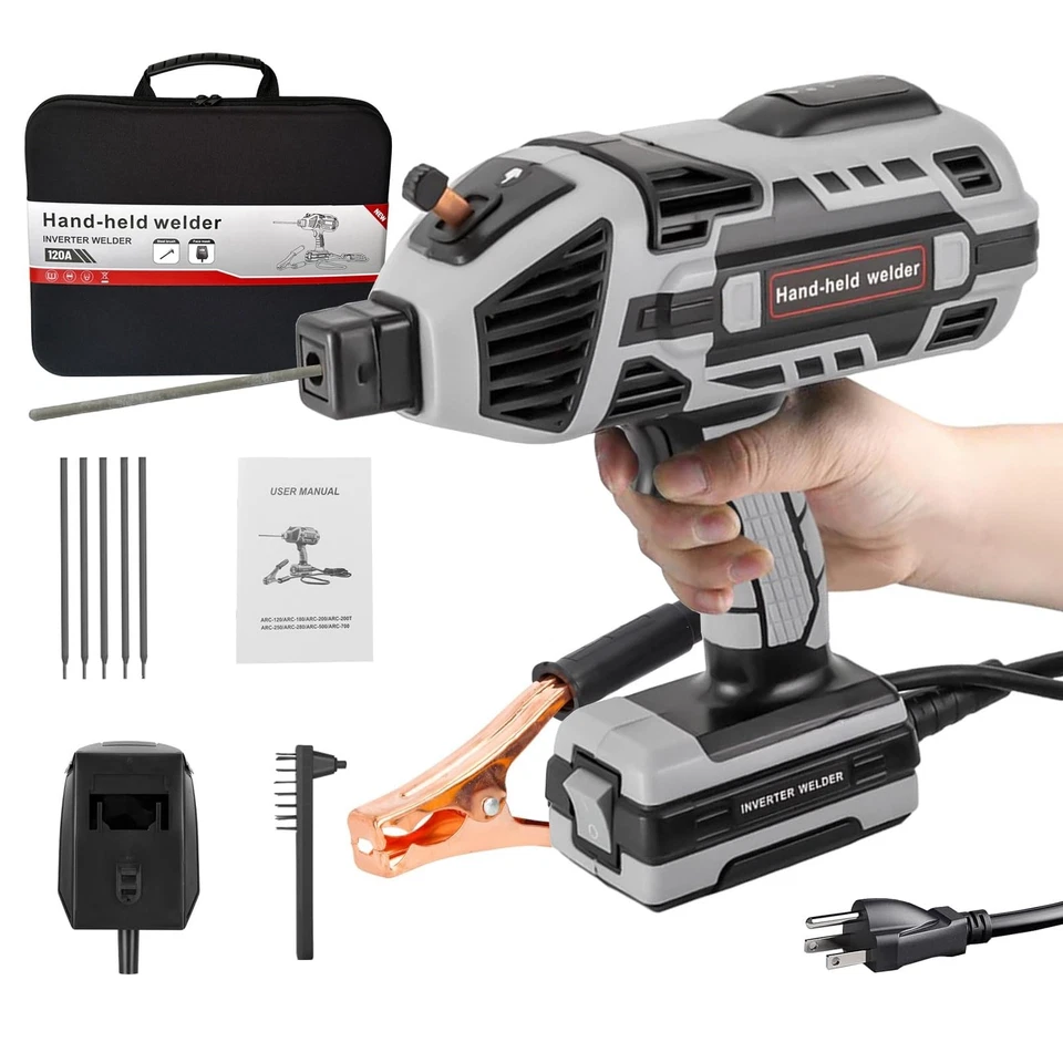 Soldadora de mano con inversor IGBT y 5 ajustes de corriente variable (... Foto 1 de 4