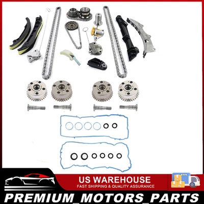 Timing Chain VVT Gear Kit Valve Cover Gasket Set for CHRYSLER TOWN COUNTRY 3.6L Foto 1 de 4