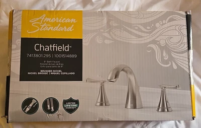 Grifo de baño American Standard Chatfield amplio níquel cepillado 741380129 Foto 1 de 4