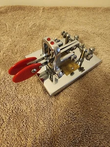 Radio amateur VIBROPLEX Deluxe chromée Iambic excellent état - Photo 1/7