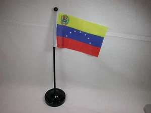 Clearance - 4"x6" Hand Held or Table Top International Country Flag - Venezuela - Picture 1 of 4