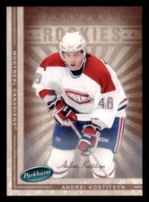 2005-06 Parkhurst Facsimile Auto Parallel #638 Andrei Kostitsyn /100