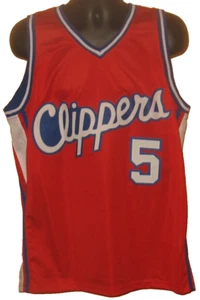 Camiseta deportiva personalizada firmada por Danny Manning con autógrafo certificado por la JSA XL L.A. Clippers - Imagen 1 de 5