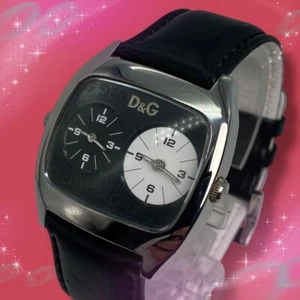 Dolce & Gabbana Wrist Watch Black Quartz Auth USED #9219 - Picture 1 of 10
