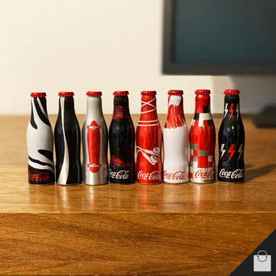 Мини-бутылки Coca Cola коллекция Бразилия 2015 алюминиевые миниатюрные банки набор - Изображение 1 из 4