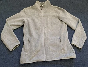 Chaqueta para mujer talla grande gris cremallera completa de West Marine - Imagen 1 de 11