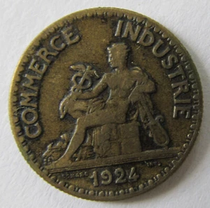 1924 50 Centimes Chambers of Commerce, KM # 884 - Picture 1 of 4