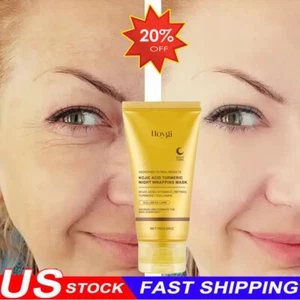 Kojic Acid Turmeric Collagen Night Wrapping Mask, Overnight Mask For Brightening - Picture 1 of 24