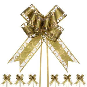 20-Pack Large Pull Bow 8 Inch 20cm Plastic Ribbon Pull Bows Ribbon Bows for G... - Picture 1 of 7