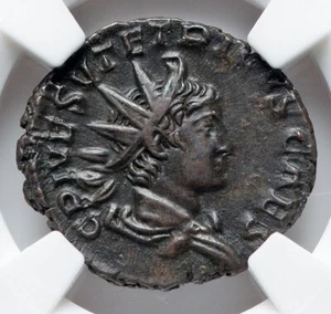 RÖMISCH-GALLISCH Tetricus II NGC Auswahl vz SPES 274 N. Chr. Antike römische Billon Münze 289 - Bild 1 von 6