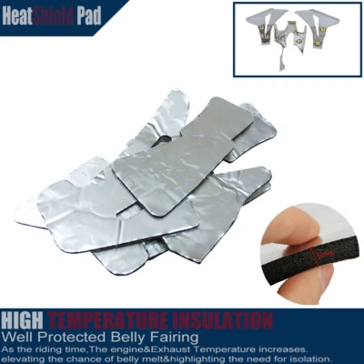 Carenado de vientre precortado protector térmico alfombrilla aislamiento para Honda CBR1000RR 2008-2011 Foto 1 de 2