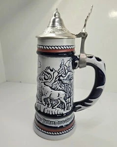 Vintage Stein 1976 Alce Capra di Montagna Pecora Alaska Wild Edizione Limitata Brasile - Foto 1 di 15