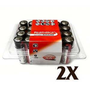 2X Tub of 24X Fuji Energy AA LR6 1.5V MN1500 High Energy Alkaline Batteries - Picture 1 of 3