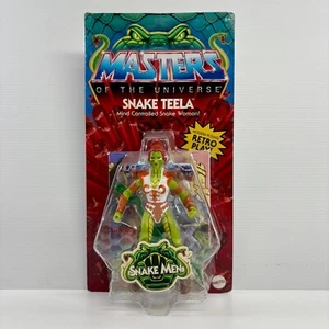 Masters of the Universe Origins SNAKE TEELA retro action figure MOC MOTU - Picture 1 of 7