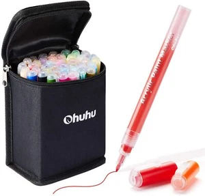 Ohuhu 40-color Acrylic Markers Paint Pens for Rock Painting Art, DIY Ceramic - Picture 1 of 8