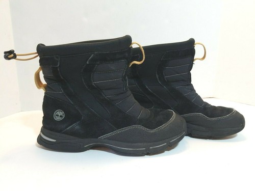 Stivali da neve Timberland Thermolite donna taglia 6 5 M Jrs taglia 5M neri pelle scamosciata