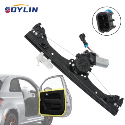 For Fiat 500 1.4L Front Right Passenger Side Window Regulator Assembly w/Motor - Image 1 of 4