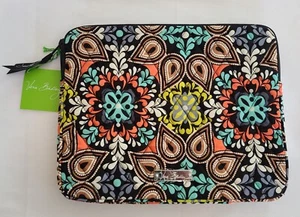 Vera Bradley Sierra Tablet eReader Sleeve 10.25x8.25 Padded Zippered Pouch N33 - Picture 1 of 8