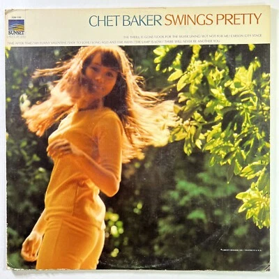 CHET BAKER “SWINGS PRETTY”LP/SUNSET RECORDS SUS-1180 (VG) Mono - Image 1 of 4