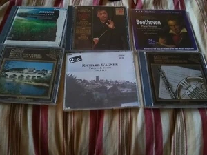 6x CD lot Classical Chopin Sibelius Strauss Wagner Beethhoven import FREE SHIPPI - Picture 1 of 7
