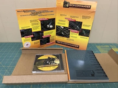 Mech Commander, 1998, Big Box, Vintage PC Game & Manual - Image 1 of 4