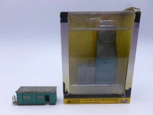 Graham Farish N 42-052/5 Scenecraft Concrete Works Mixing Hopper and Site Office - Picture 1 of 12