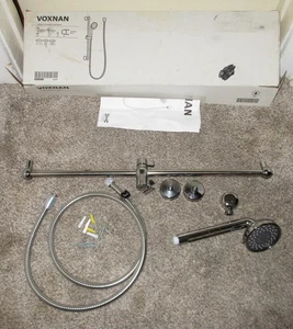 IKEA Voxnan Shower Head On Arm Chrome Bathroom, New,  403.724.23 - Picture 1 of 13