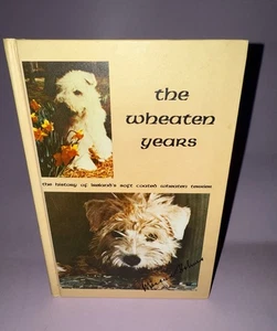 Wheaten Years Maureen Holmes Ireland Soft Coated Terrier Show Dog Photos HC 1977 - Imagen 1 de 7