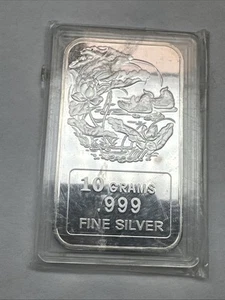 Barras de plata selladas de 10 gramos a prueba como arte - Imagen 1 de 7